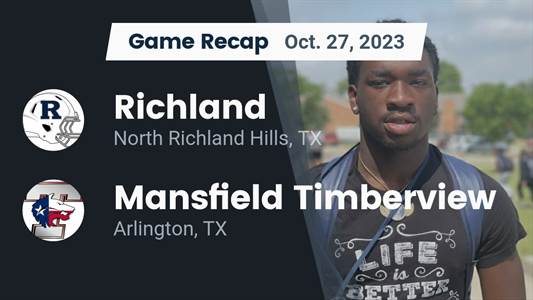 Football Game Recap Richland Royals Vs Mansfield Timberview Wolves