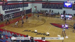 Scottsdale Christian Academy basketball highlights Rancho Solano High School