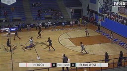 Plano West girls basketball highlights Hebron
