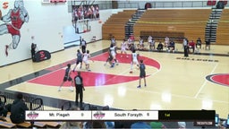Mount Pisgah Christian basketball highlights South Forsyth High School