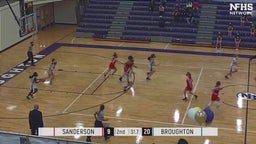 Broughton girls basketball highlights Sanderson