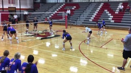 Battle Creek volleyball highlights Gross Catholic vs Battle Creek