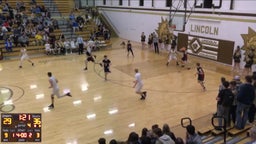 Liberty basketball highlights Lincoln High School
