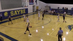 Sayre basketball highlights Bethlehem High School