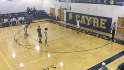 Western Hills basketball highlights Sayre School
