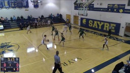 Sayre basketball highlights Dayton High School