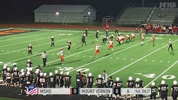 Mt. Vernon football highlights Mansfield High School