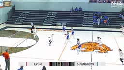 Springtown girls basketball highlights Krum High School
