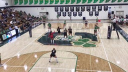 Center Grove volleyball highlights Cathedral High School
