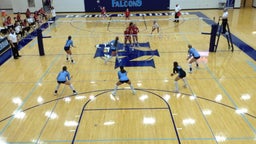 Perry Meridian volleyball highlights Roncalli High School