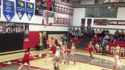 Lakeview girls basketball highlights West Middlesex High School 
