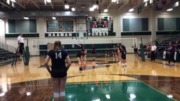 Independence volleyball highlights Naaman Forest High School