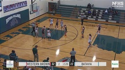 Western Brown girls basketball highlights Batavia High School