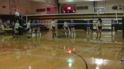 Pittsburg volleyball highlights Prairiland High School