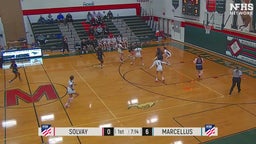 Solvay girls basketball highlights Marcellus (1)
