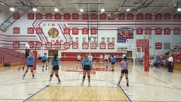 San Angelo Texas Leadership Charter Academy volleyball highlights Jim Ned High School