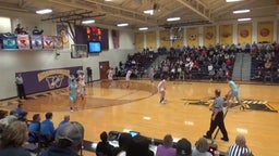 Pleasant Plains basketball highlights Prairie Central High School