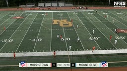 Mount Olive soccer highlights Morristown High School