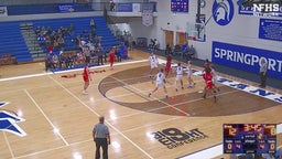 Vandercook Lake basketball highlights Springport High School