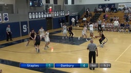 Danbury basketball highlights Staples High School