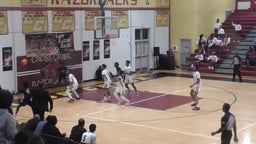 Harlem basketball highlights Cross Creek High School