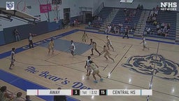 Central basketball highlights Bishop McLaughlin Catholic High School