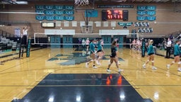 Highland volleyball highlights Queen Creek High School