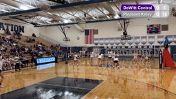Pleasant Valley volleyball highlights Central DeWitt High School