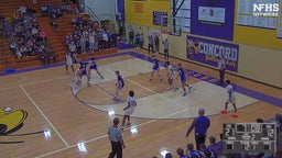 Concord basketball highlights Springport High School