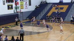 Pewamo-Westphalia girls basketball highlights Bath High School