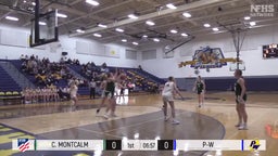 Pewamo-Westphalia girls basketball highlights Central Montcalm High School