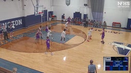 Wellington School basketball highlights East Knox High School