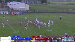 Eastern Hancock football highlights 2021 Alexandria-Monroe Highlights