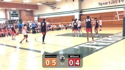 Wilmot boys volleyball highlights Waukesha South High School