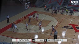 Wilmot girls basketball highlights Racine Lutheran High School