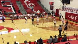 Canyon basketball highlights Churchill High School