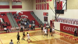 Canyon basketball highlights East Central High School