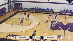 Peotone basketball highlights Manteno