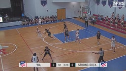 Strong Rock Christian basketball highlights Westfield High School