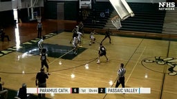 Paramus Catholic basketball highlights Passaic Valley High School