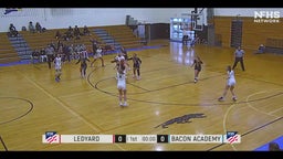Ledyard girls basketball highlights Bacon Academy High School