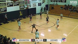 Ledyard girls basketball highlights Newington