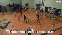 Tanque Verde basketball highlights Empire High School