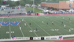 West Aurora girls soccer highlights Plainfield East High School