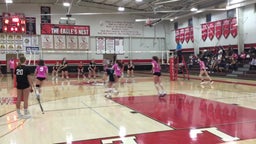 La Jolla Country Day volleyball highlights Santa Fe Christian High School