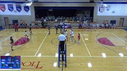Carroll volleyball highlights Badin High School