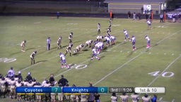 West Creek football highlights Kenwood High School