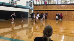 Hamshire-Fannett girls basketball highlights Clear Falls High School
