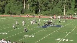 Potomac School football highlights vs. Pope John Paul the G