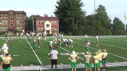 Ursuline football highlights Bishop Hartley High School